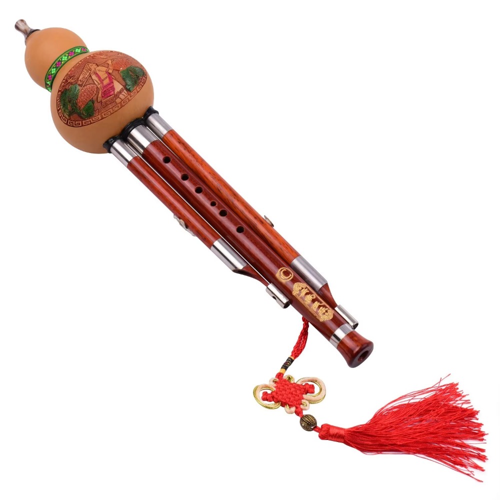 Music - 3-Tone C Key Hulusi Gourd Flute