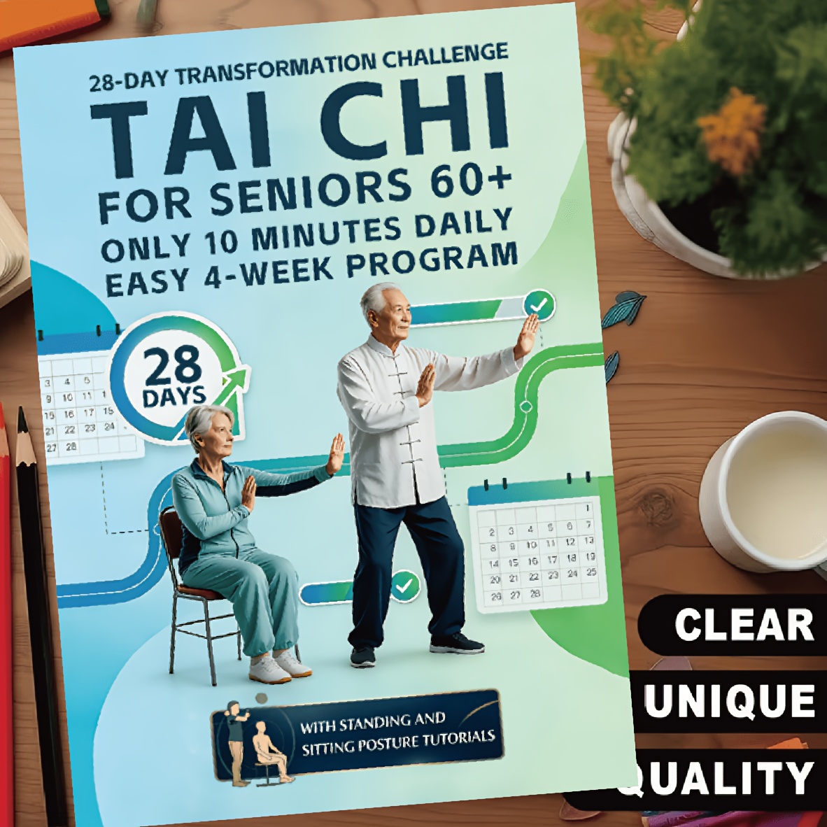 Books - Tai Chi Fitness Manual Book for