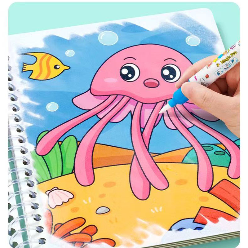 Magic Water Drawing Book Child - Reusable Water Magic Coloring Book recension och pris