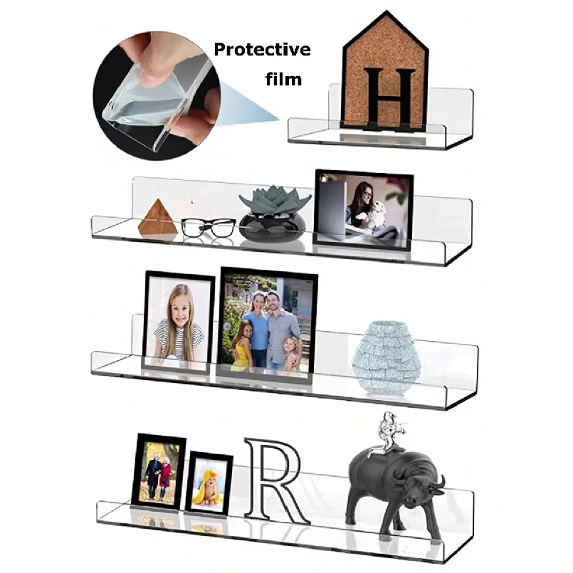 2pc Clear Acrylic Storage Rack - Clear Acrylic Book Stand Holder recension och pris