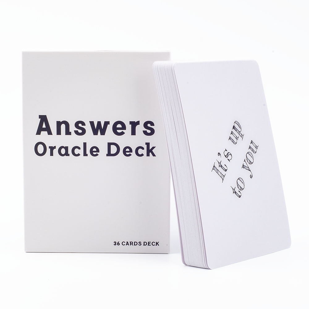 Answers Oracle Deck 36 Cards M - Tarot Deck With Guidebook recension och pris