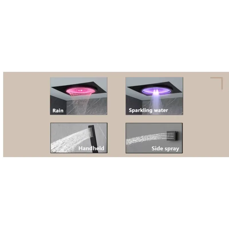 Smart LED Shower Set Bathroom  - Music recension och pris
