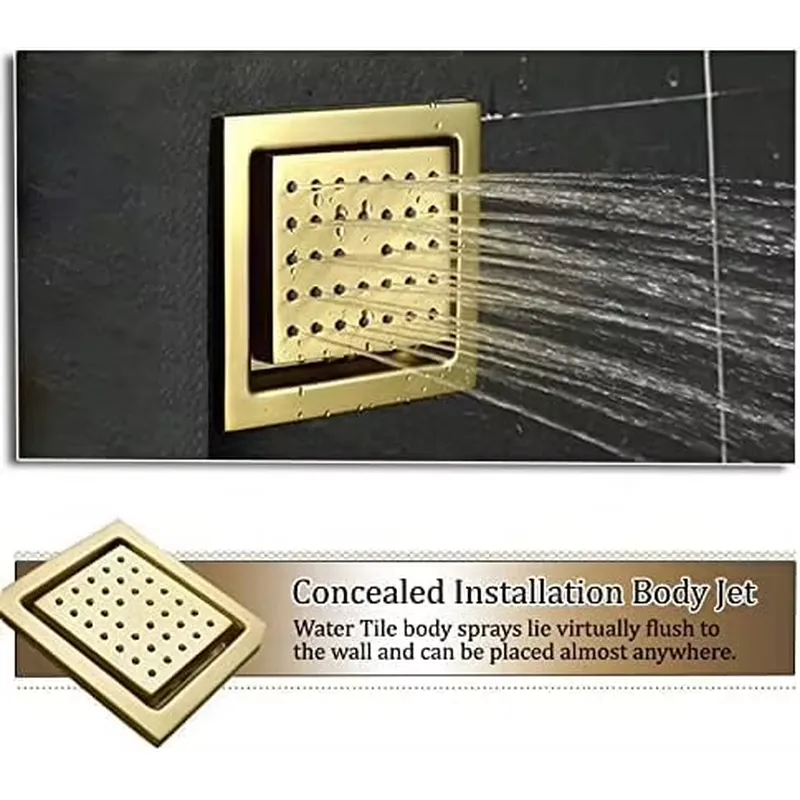 Smart LED Shower Set Bathroom  - Music recension och pris