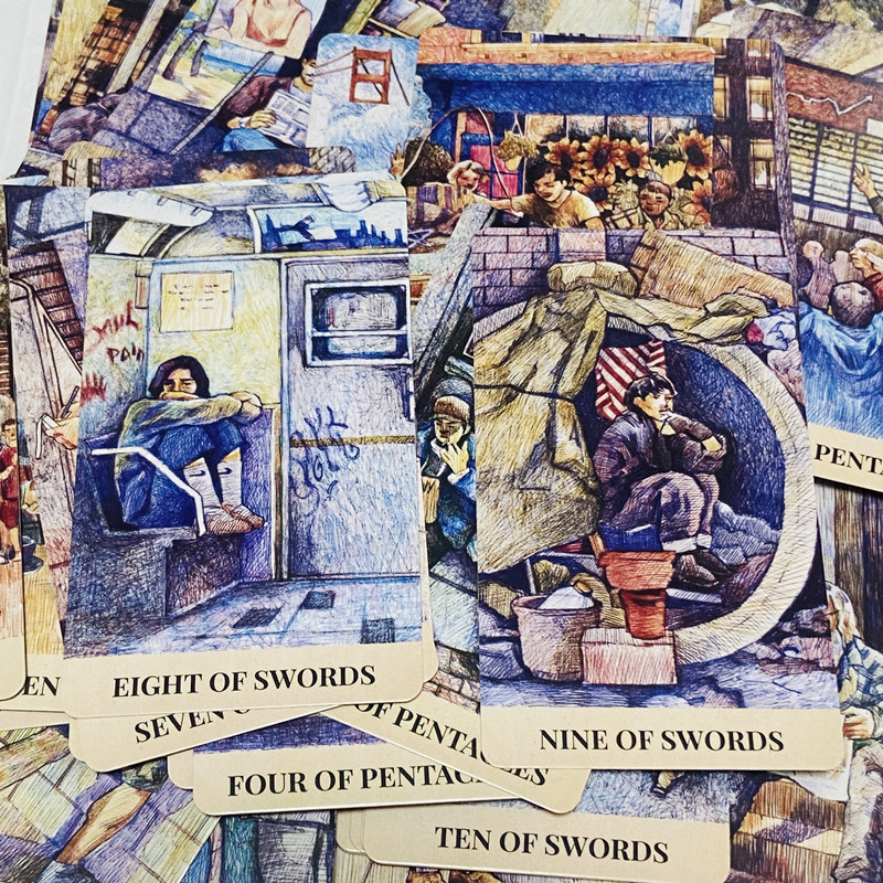 City Labyrinth Tarot Cards 78  - Tarot Deck With Guidebook recension och pris