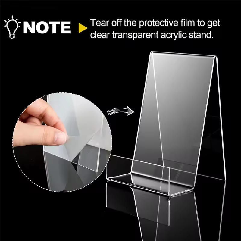 4pcs Acrylic Book Stand Book H - Clear Acrylic Book Stand Holder recension och pris