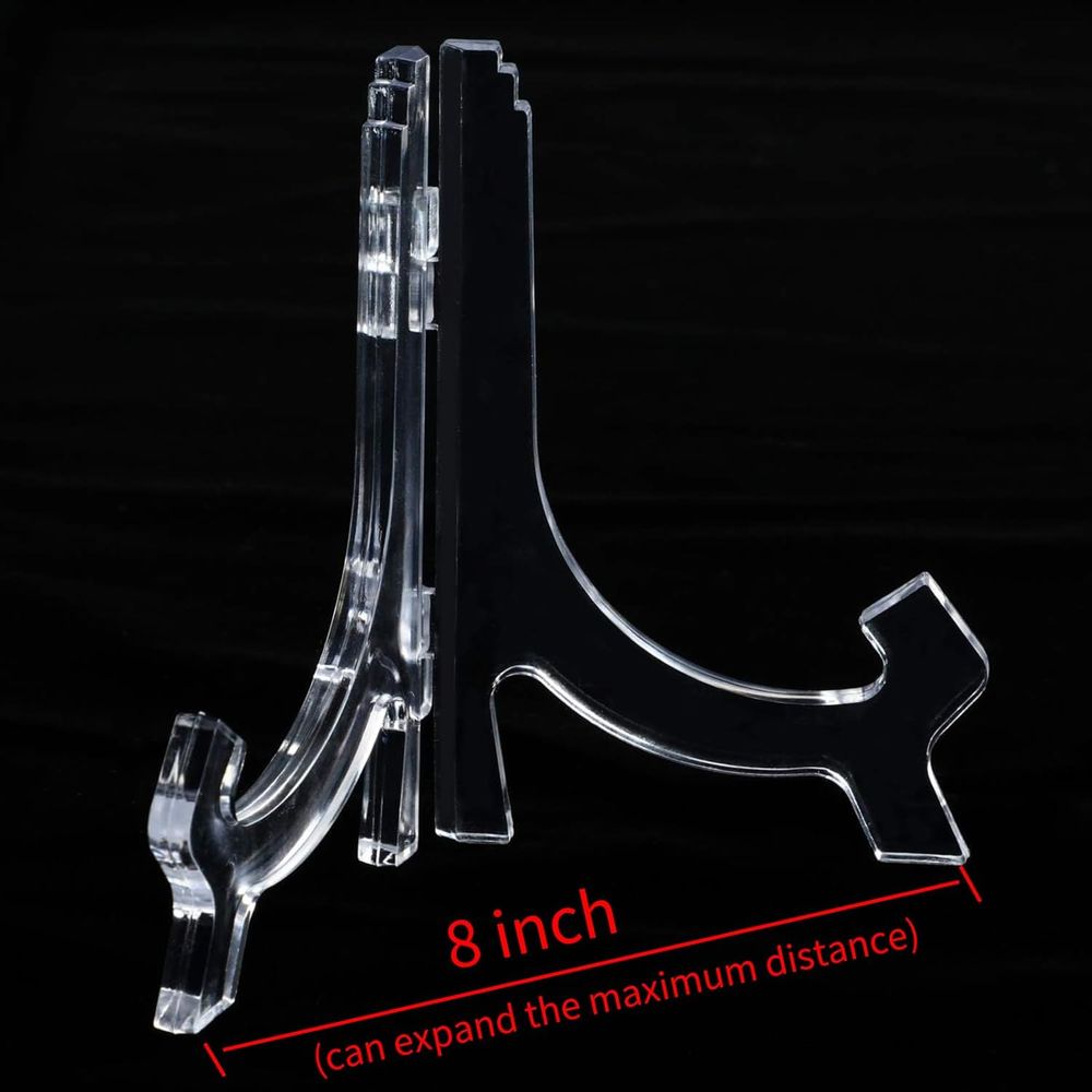 6 Pack 7 Inch Clear Acrylic Ea - Clear Acrylic Book Stand Holder recension och pris