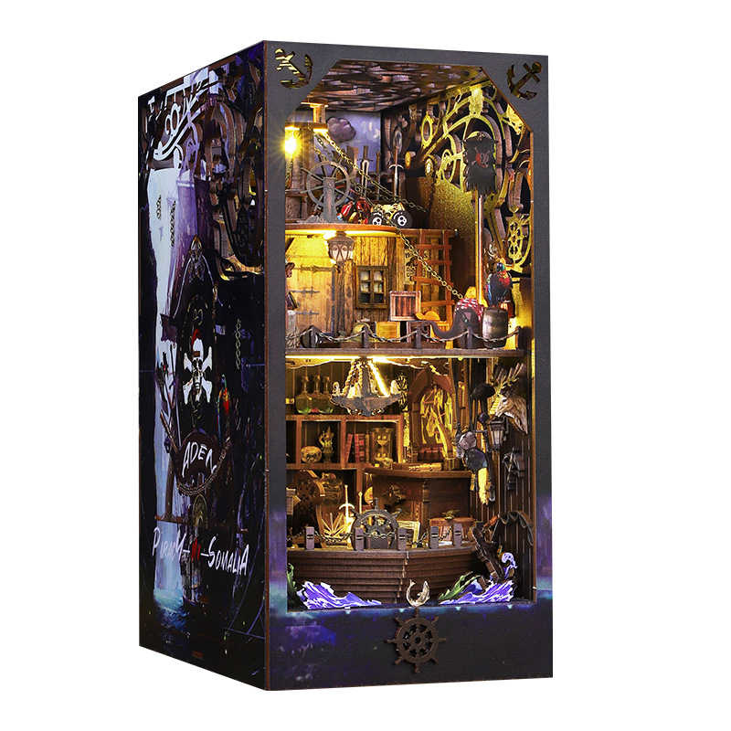 2014 DIY Book Nook Doll House  - Diy Wooden Book Nook Kit Shelf Insert recension och pris