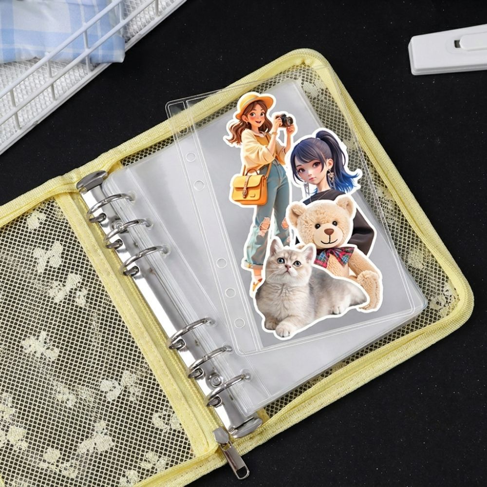 Bow Decoration Ring Binder Alb - Stationery Books recension och pris