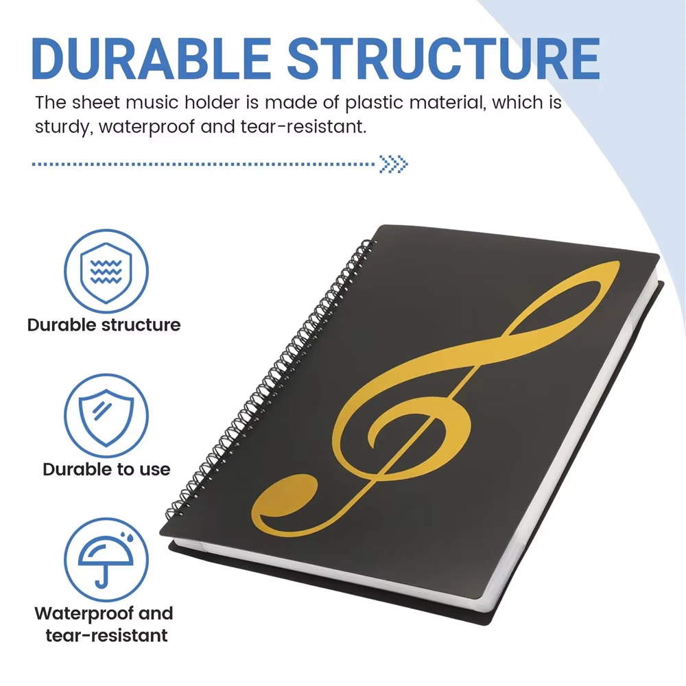 Flexible 40 Pages Piano Music  - Blank Sheet Music Notebook recension och pris