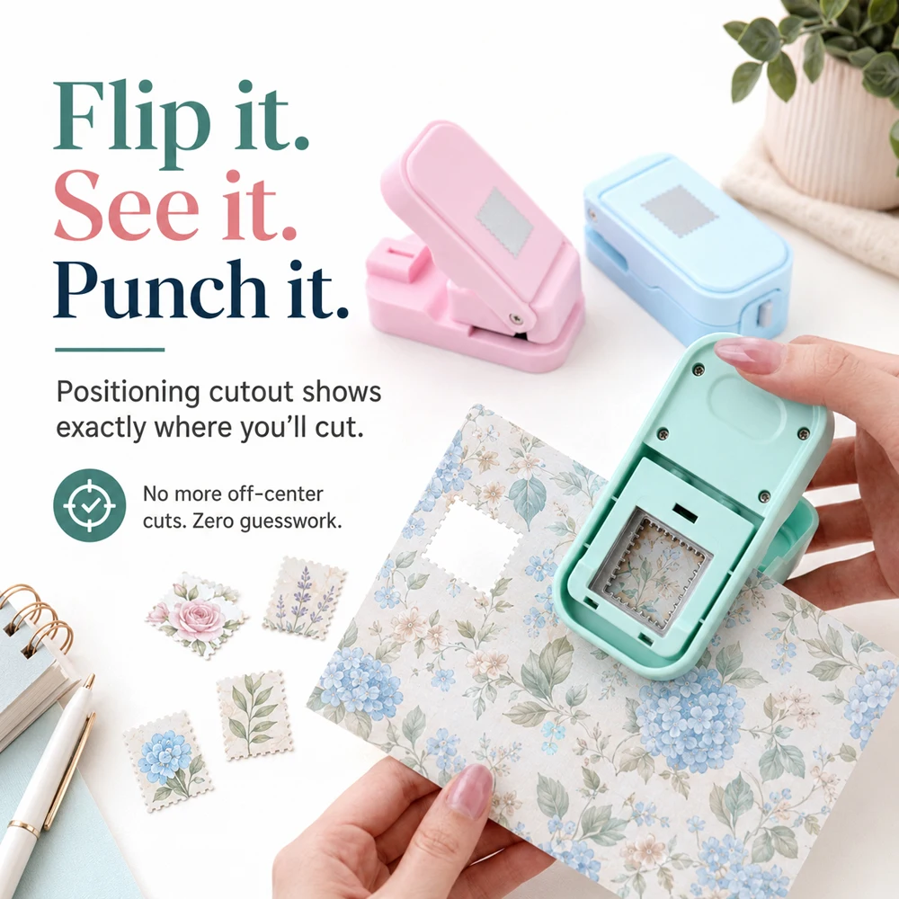Postage Stamp Edge Paper Punch - Books recension och pris