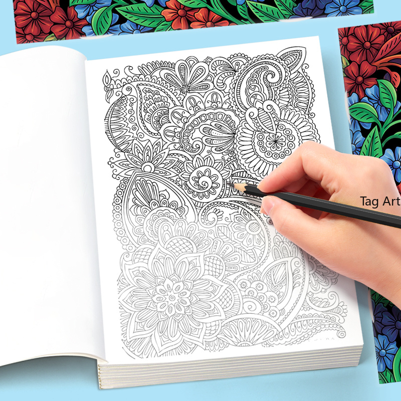 Adult Meditation, Stress Relie - Adult Coloring Book Stress Relief recension och pris