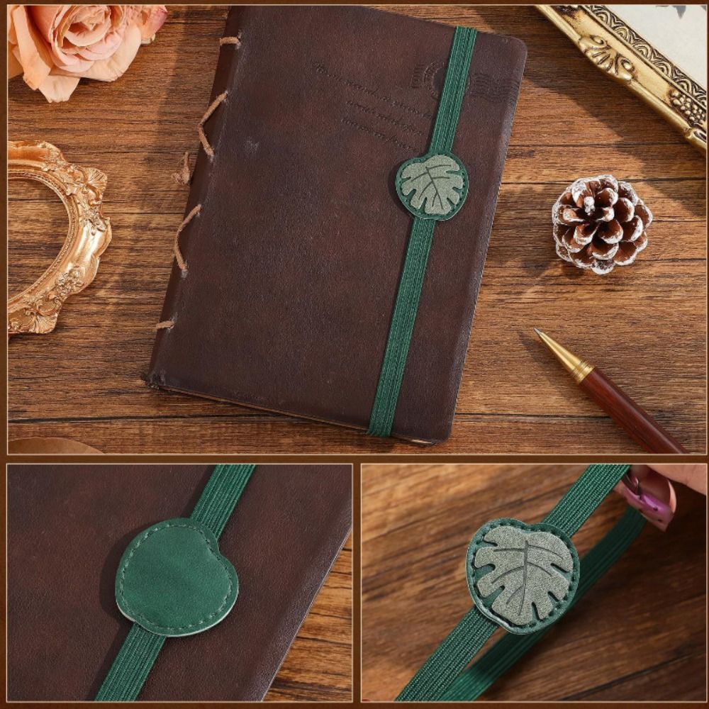 Vintage Elastic Bands Leather  - Vintage Leather Journal Notebook recension och pris