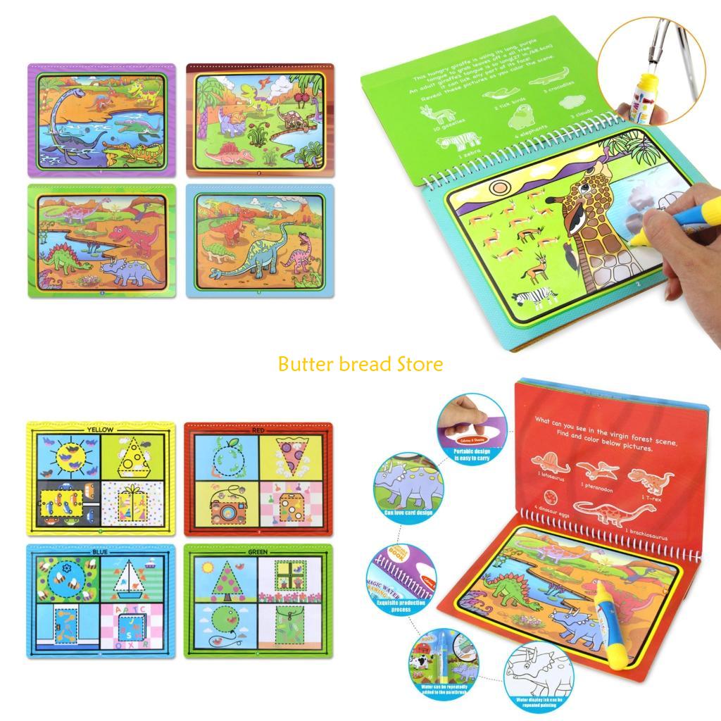 W89C Magical Water Drawing Pad - Reusable Water Magic Coloring Book recension och pris
