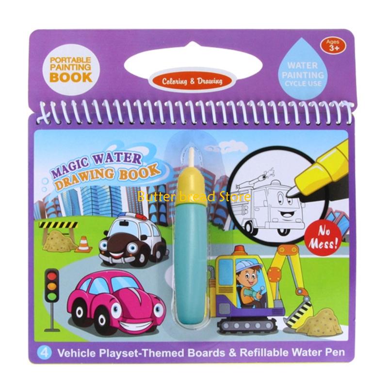 W89C Magical Water Drawing Pad - Reusable Water Magic Coloring Book recension och pris