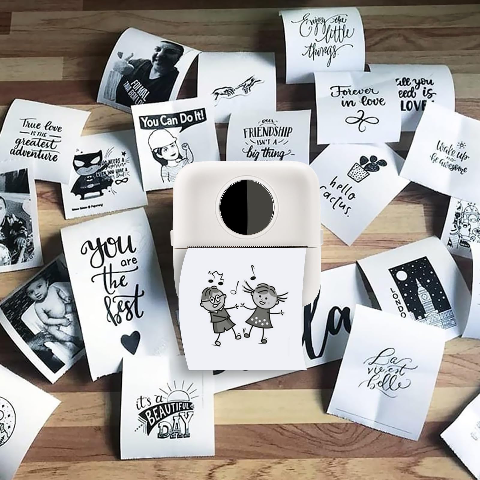 10 Rolls Thermal Inkless Print - Mini Pocket Thermal Printer Paper Roll recension och pris