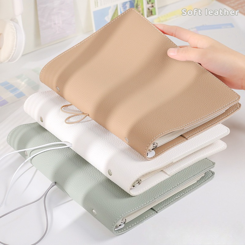 A5  Soft PU DIY Binder Photoca - Vintage Leather Journal Notebook recension och pris