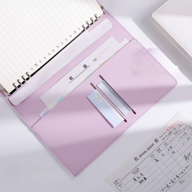 A5  Soft PU DIY Binder Photoca - Vintage Leather Journal Notebook recension och pris