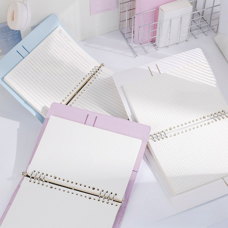 A5  Soft PU DIY Binder Photoca - Vintage Leather Journal Notebook recension och pris