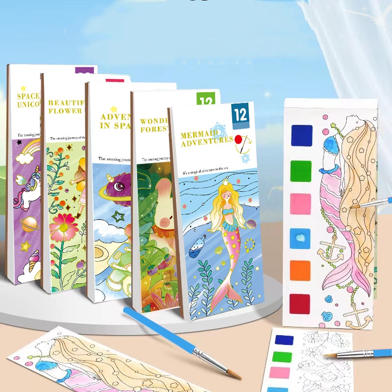 Bview Art Magic Water-Activate - Reusable Water Magic Coloring Book recension och pris