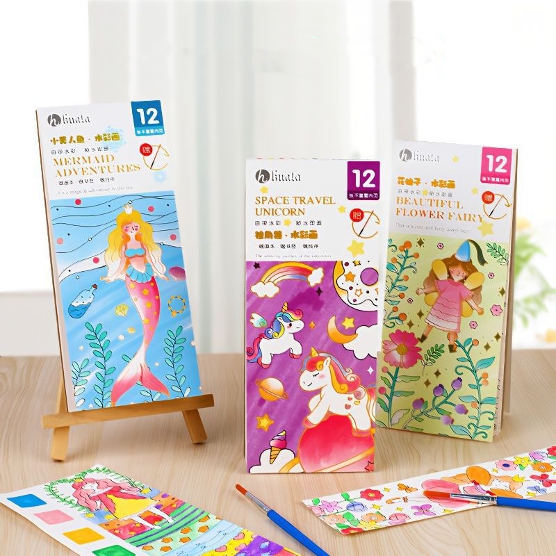 Bview Art Magic Water-Activate - Reusable Water Magic Coloring Book recension och pris