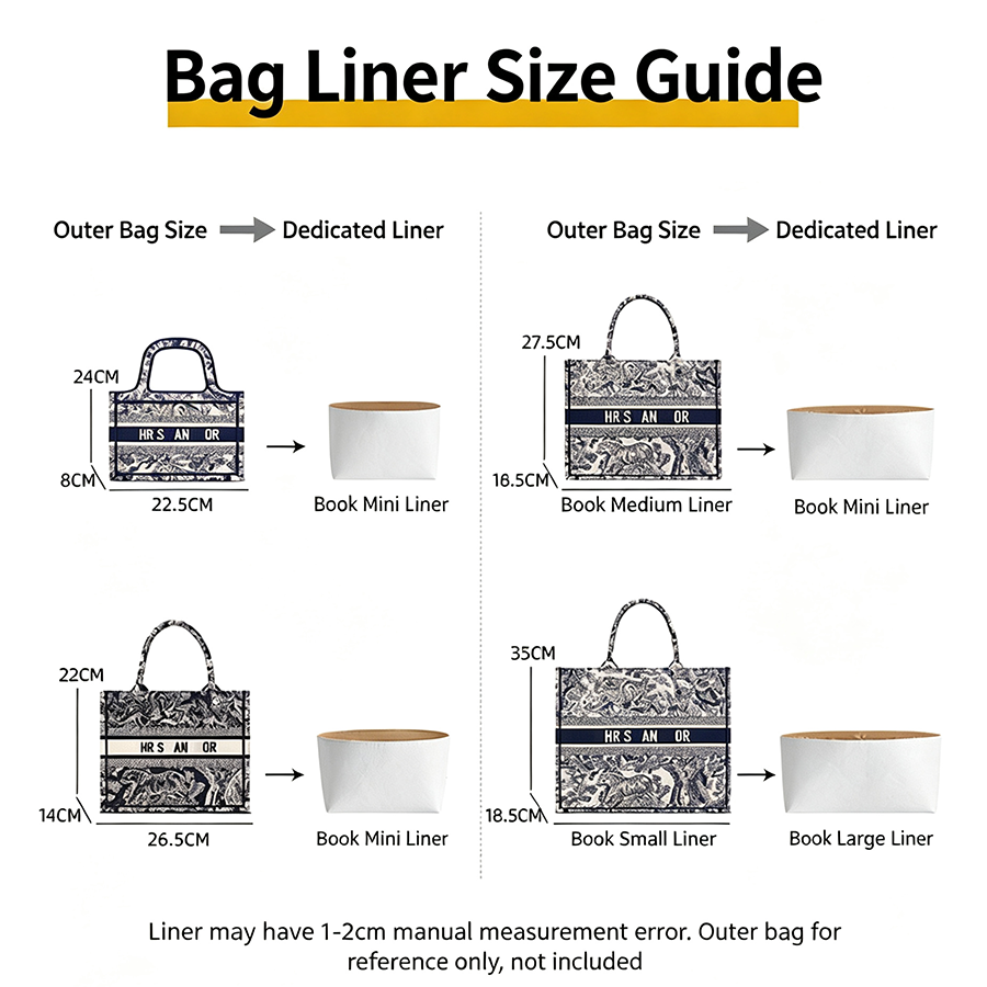 Bag Organizer Insert For D Boo - Books recension och pris