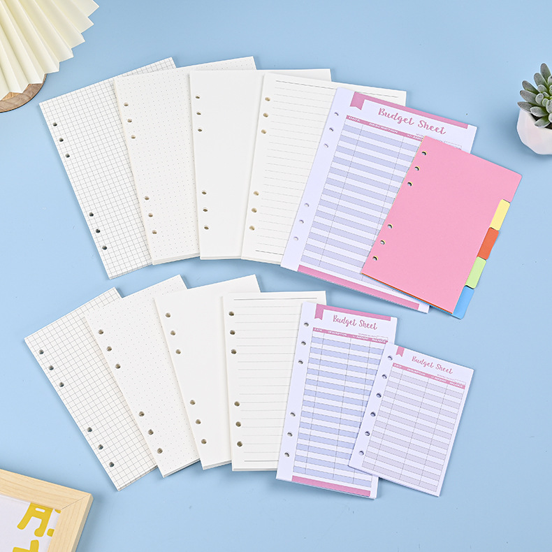 A6 A5 Loose Leaf Notebook Refi - A5 Spiral Dotted Grid Notebook recension och pris