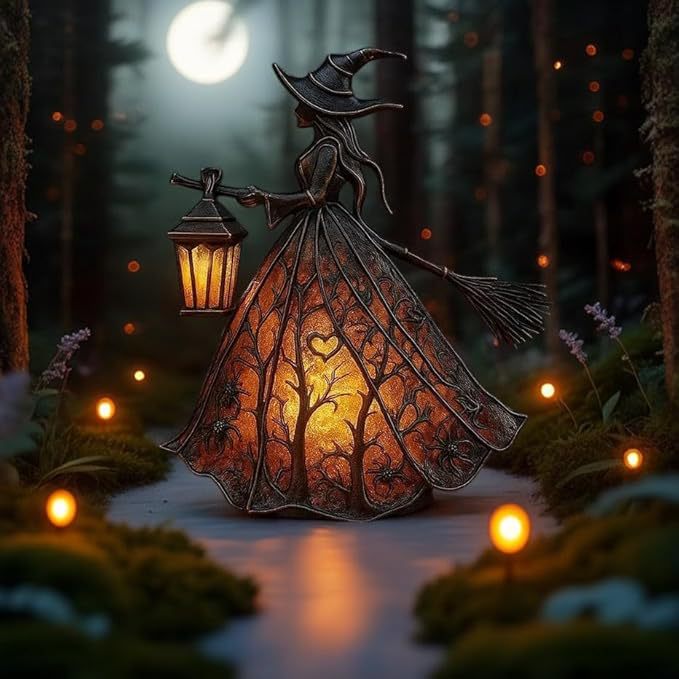 Witch Resin Tabletop Night Lig - Movies recension och pris
