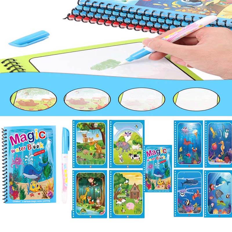 Hot Sale Reusable Magic Water  - Reusable Water Magic Coloring Book recension och pris