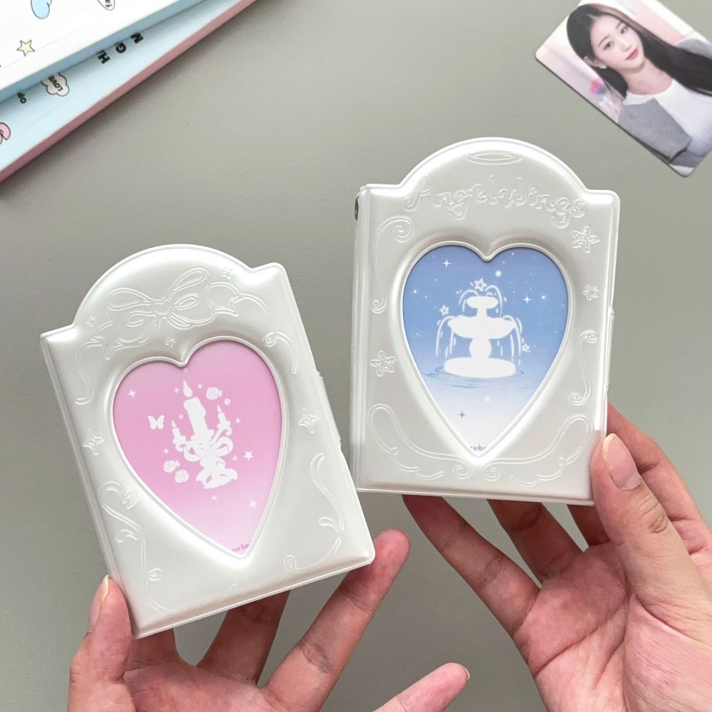 Iridescent Pearl Angel Wings 1 - Kpop Photo Card Binder 3 Inch recension och pris