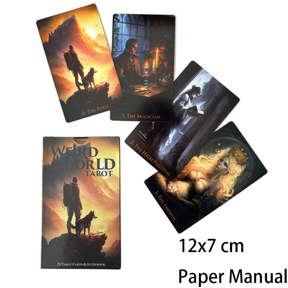 12*7cm Weird World Tarot 78 Ca - Tarot Deck With Guidebook recension och pris