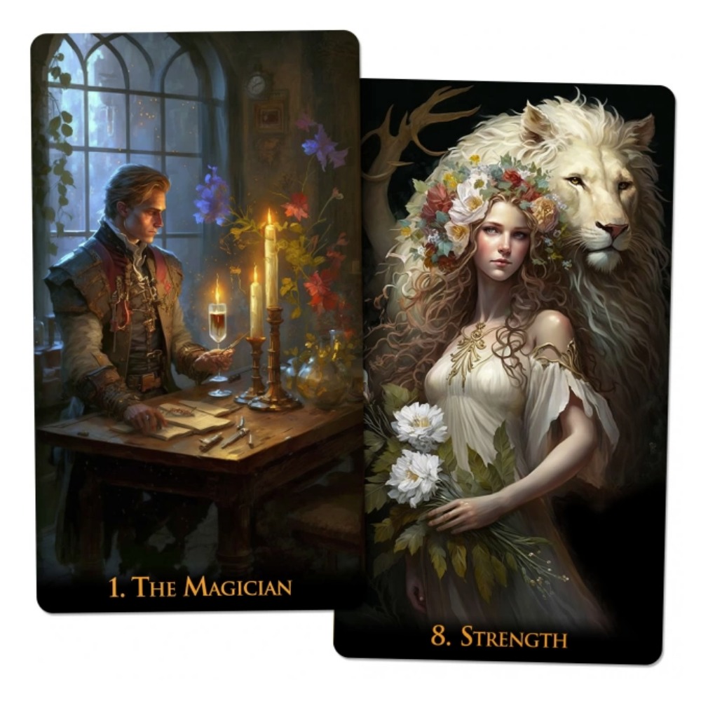12*7cm Weird World Tarot 78 Ca - Tarot Deck With Guidebook recension och pris
