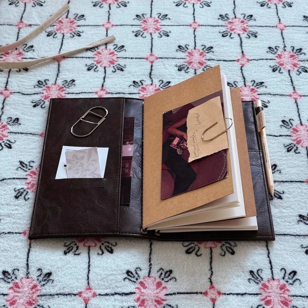 Vintage Black Notebook PU Leat - Vintage Leather Journal Notebook recension och pris