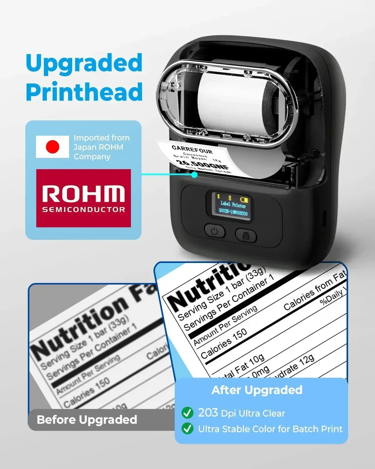 Phomemo M110 Mini Portable Pri - Mini Pocket Thermal Printer Paper Roll recension och pris