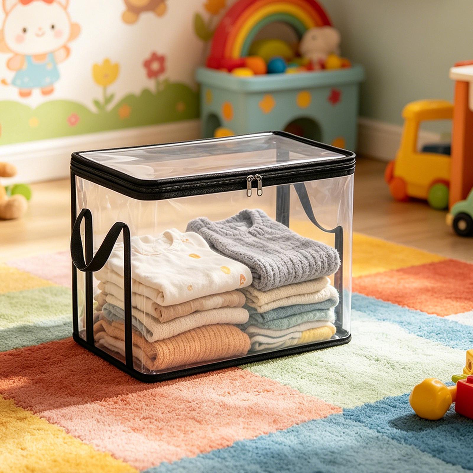 Toy Storage Bag Transparent Or - Books recension och pris