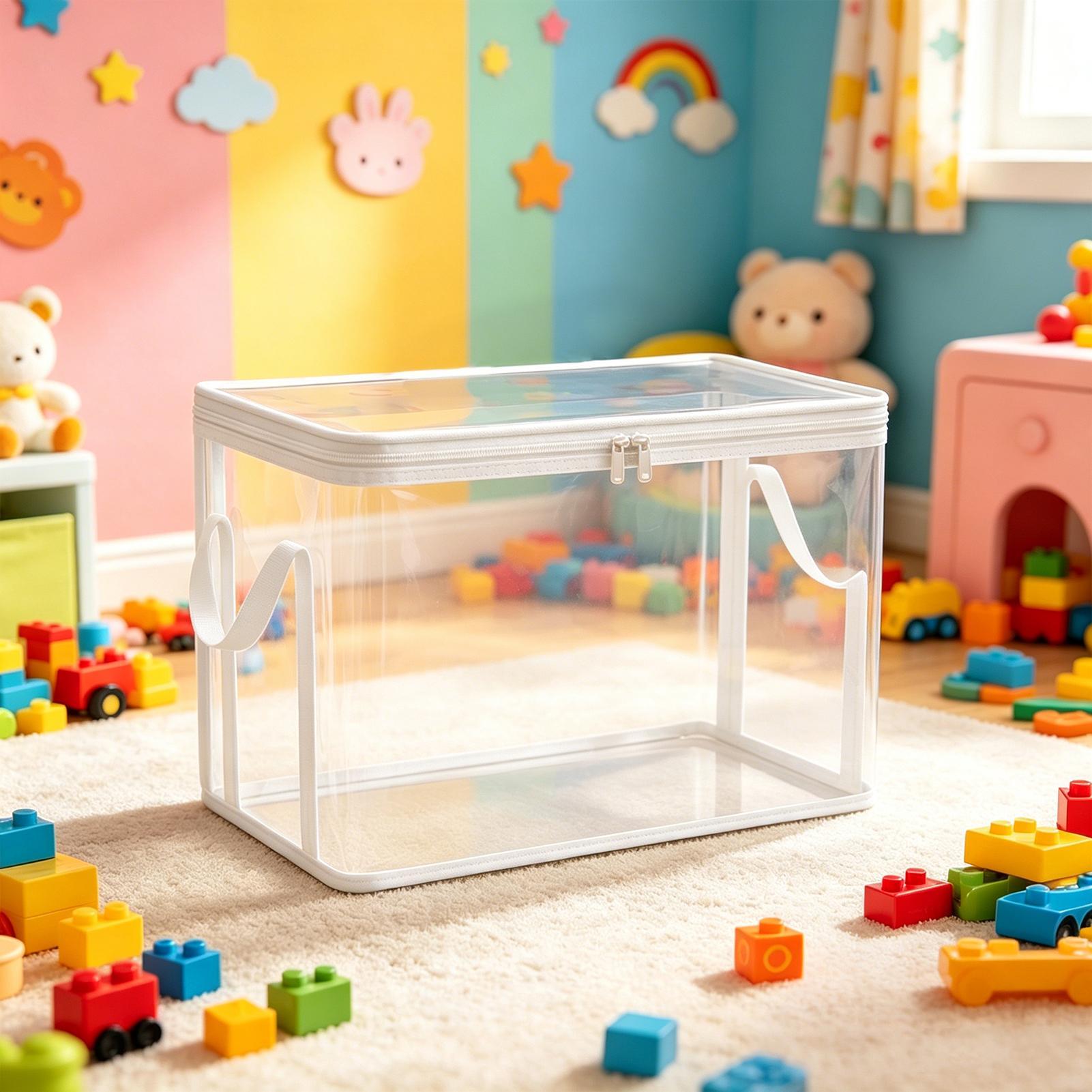 Toy Storage Bag Transparent Or - Books recension och pris