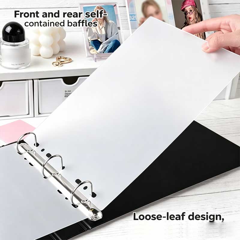 7 8 Slots Wide A5 D Ring Binde - Kpop Photo Card Binder 3 Inch recension och pris