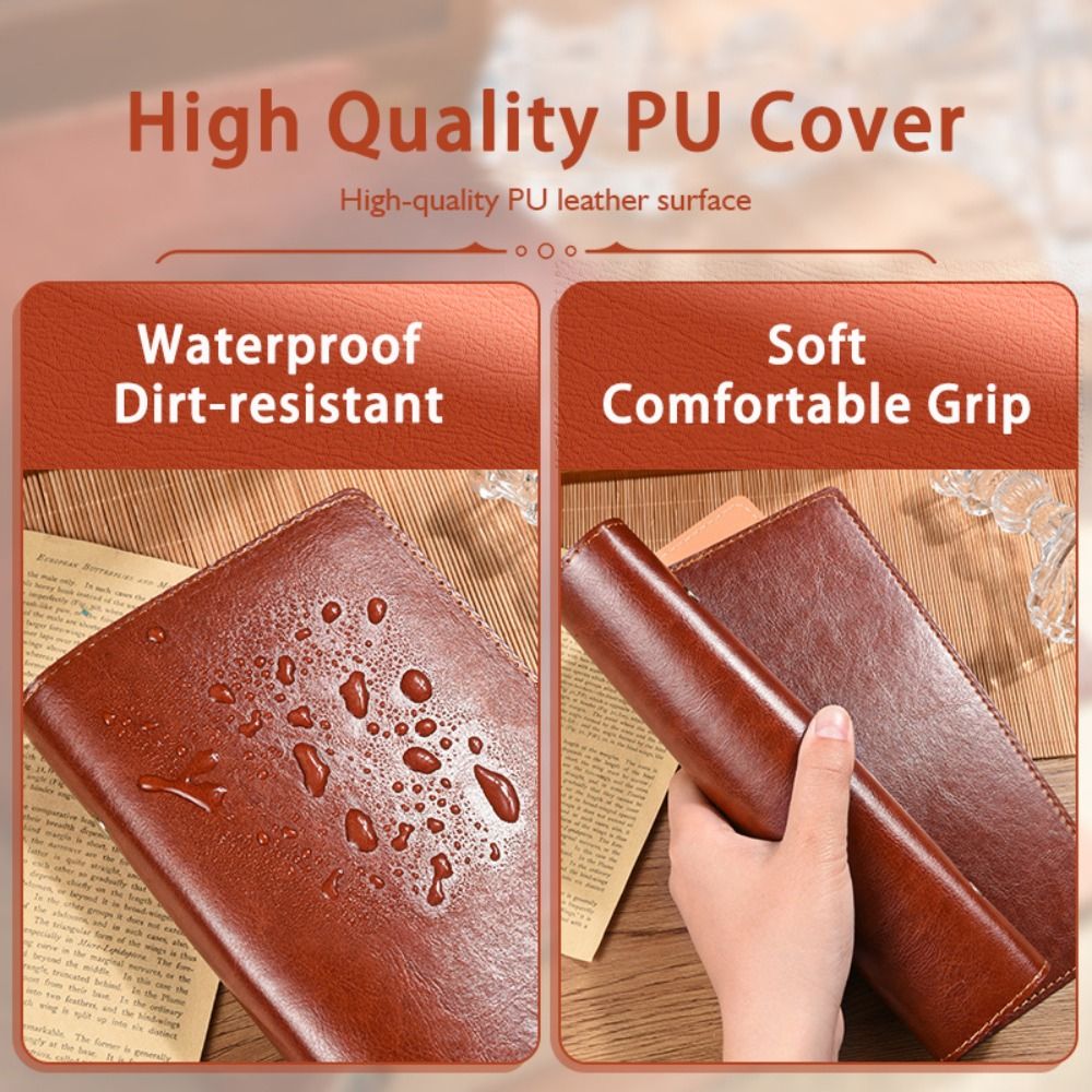 New A5/A6 Notebook Loose-leaf  - Vintage Leather Journal Notebook recension och pris