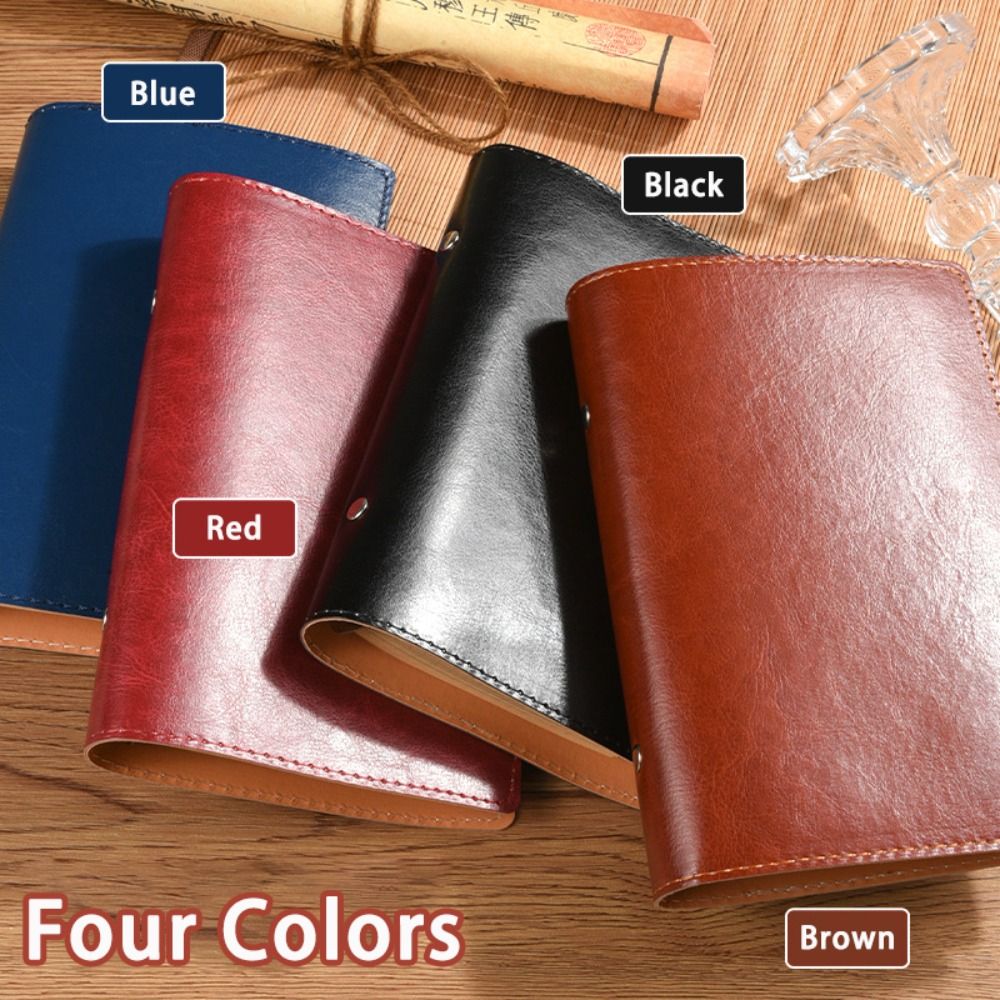 New A5/A6 Notebook Loose-leaf  - Vintage Leather Journal Notebook recension och pris