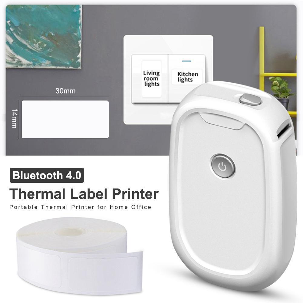 Wireless Portable Label Maker  - Mini Pocket Thermal Printer Paper Roll recension och pris