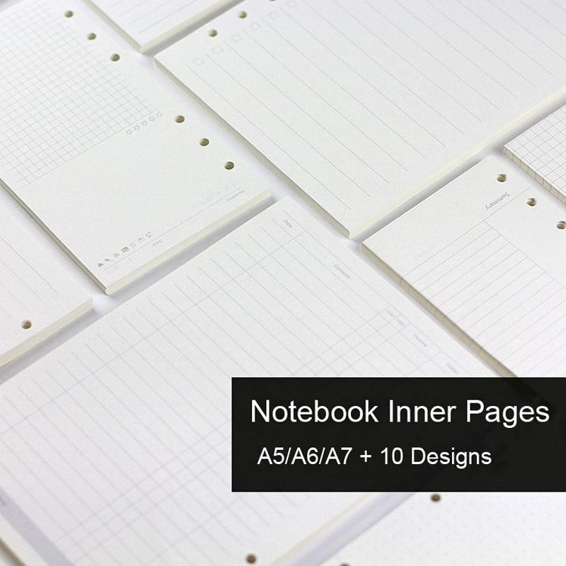 45 Sheets A5 A6A7 Loose Leaf N - A5 Spiral Dotted Grid Notebook recension och pris