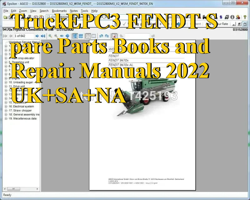 TruckEPC3 FENDT Spare Parts Bo - Books recension och pris