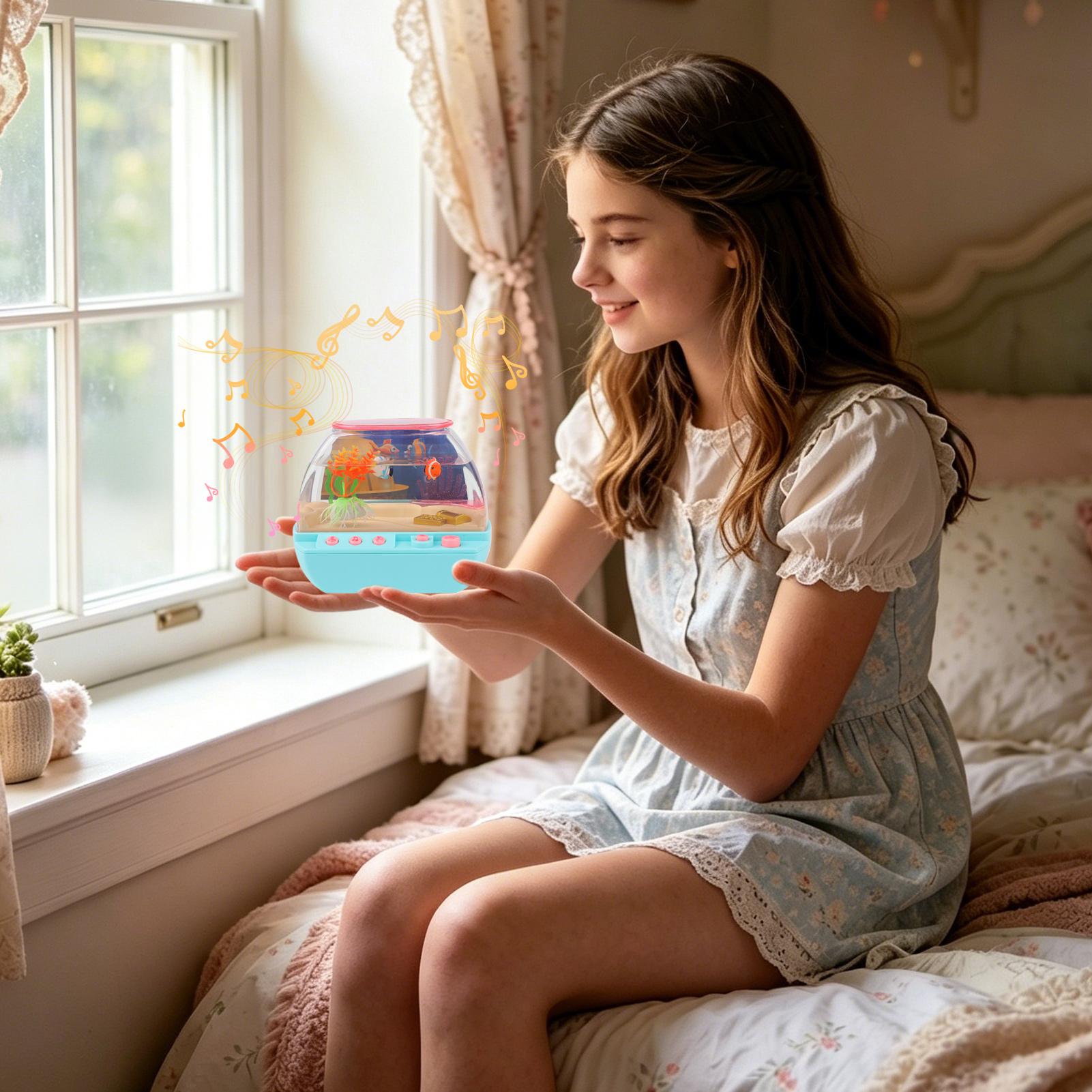 Toy Fish Tank Home Decoration  - Music recension och pris