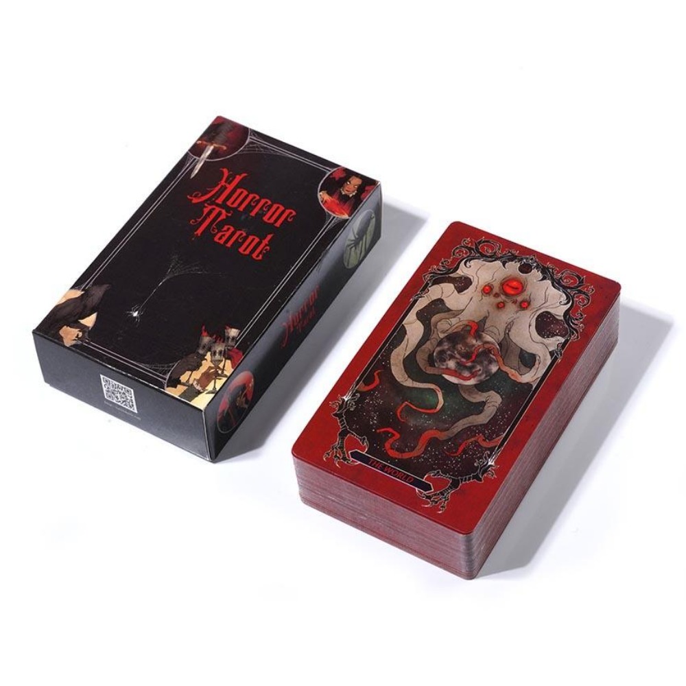 10.3*6cm Horror Tarot Deck Car - Tarot Deck With Guidebook recension och pris