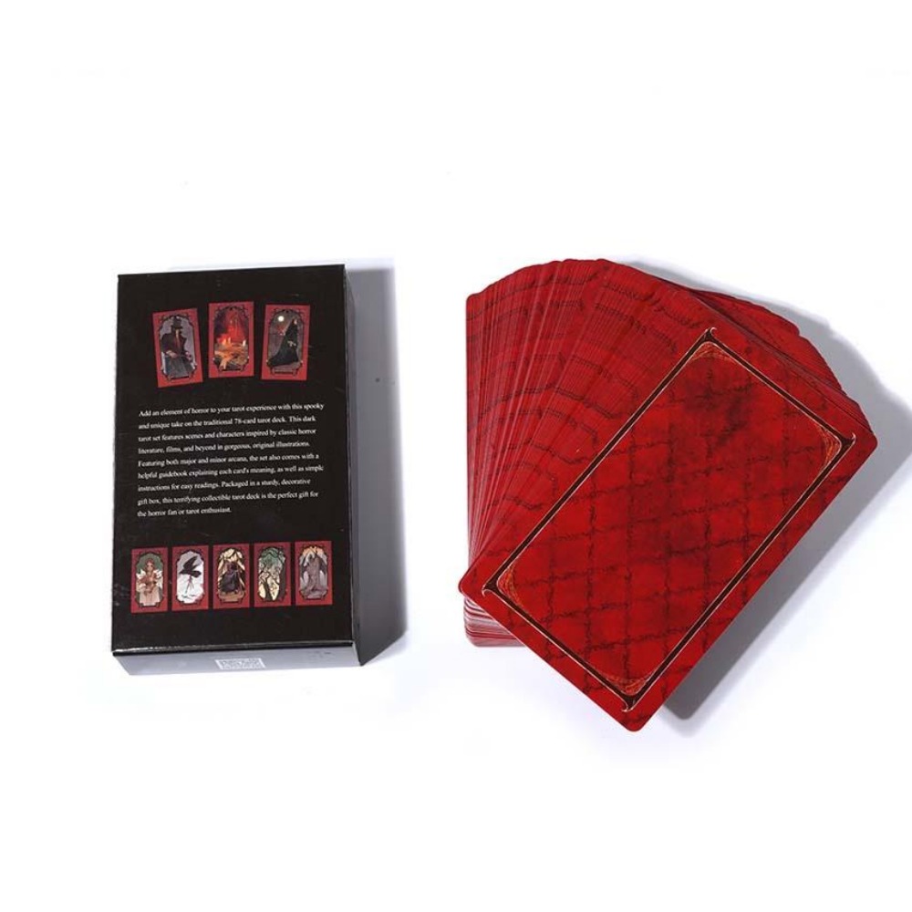10.3*6cm Horror Tarot Deck Car - Tarot Deck With Guidebook recension och pris