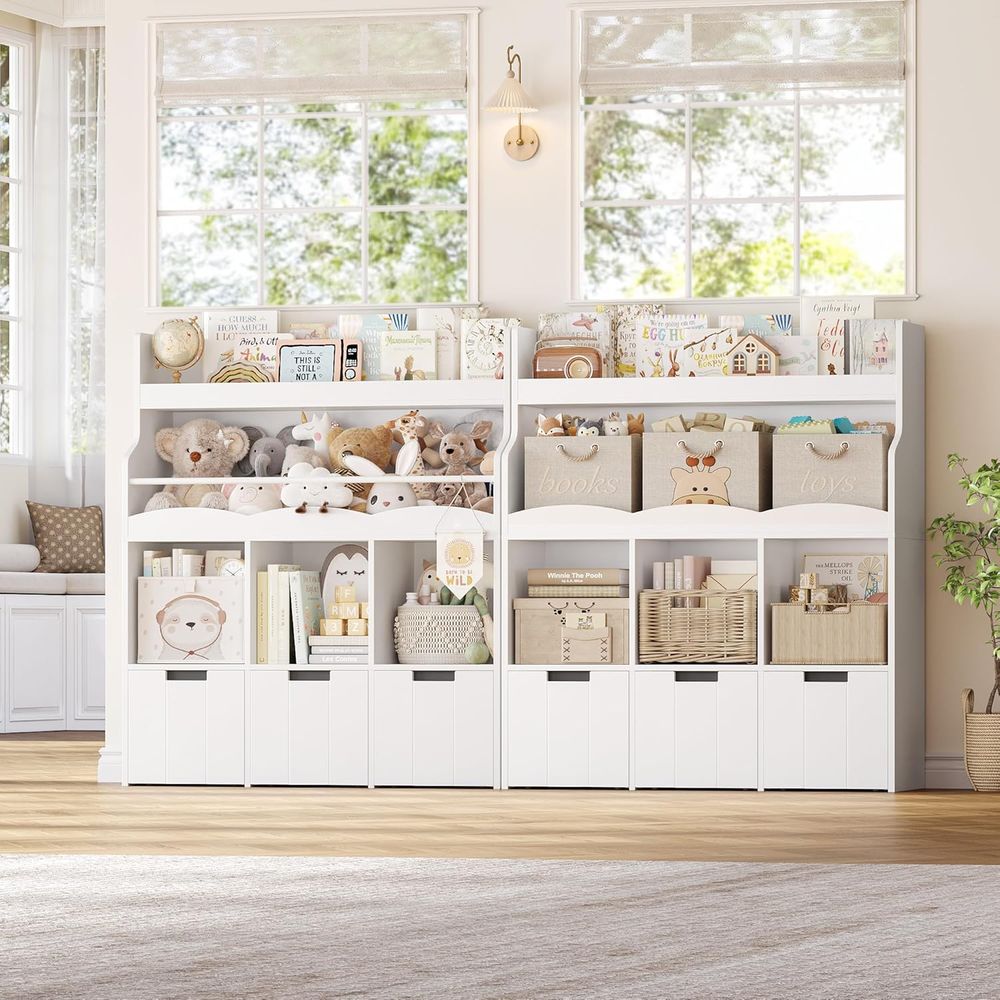 Kids Toy Storage Organizer wit - Books recension och pris