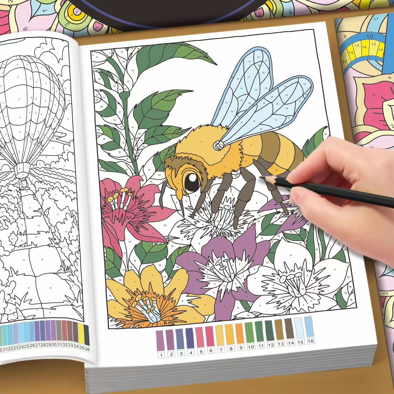 32 Pages Adult Color By Number - Adult Coloring Book Stress Relief recension och pris