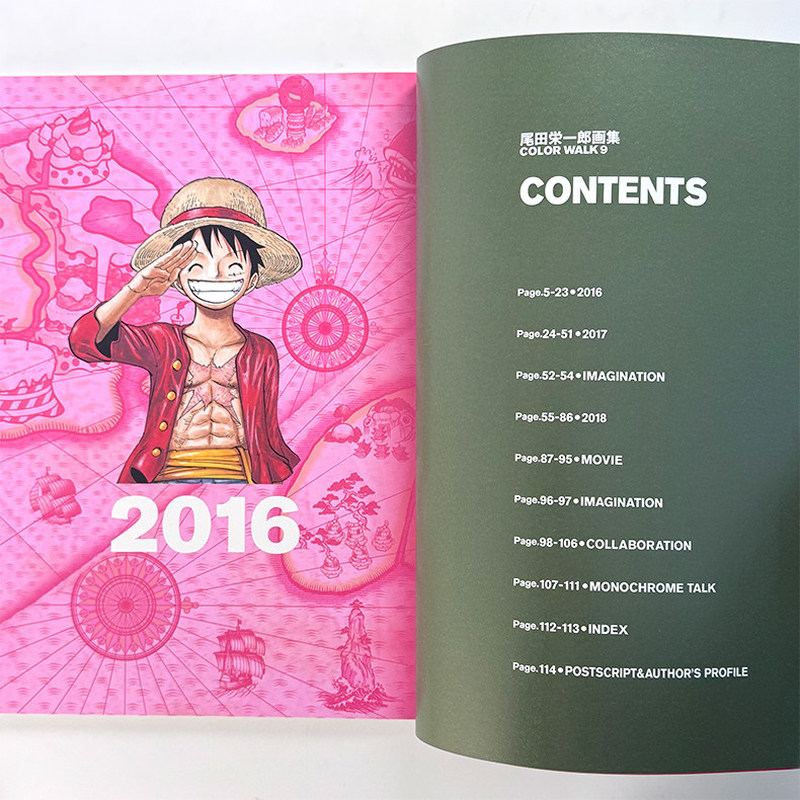One Piece Illustration Book Co - Stationery Books recension och pris
