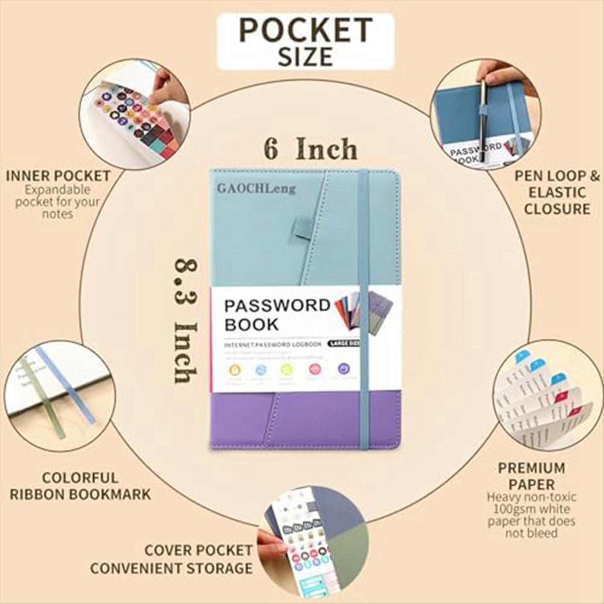 N82R Password Keeper Book with - Books recension och pris