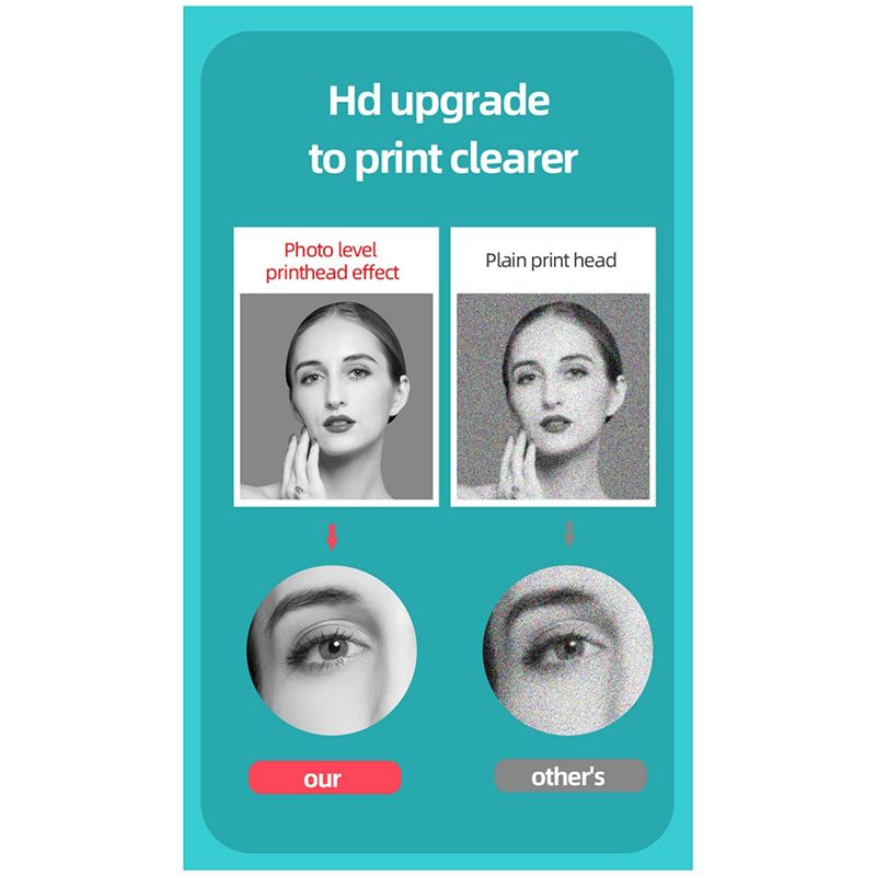 clinch X5 Portable Mini Wirele - Mini Pocket Thermal Printer Paper Roll recension och pris