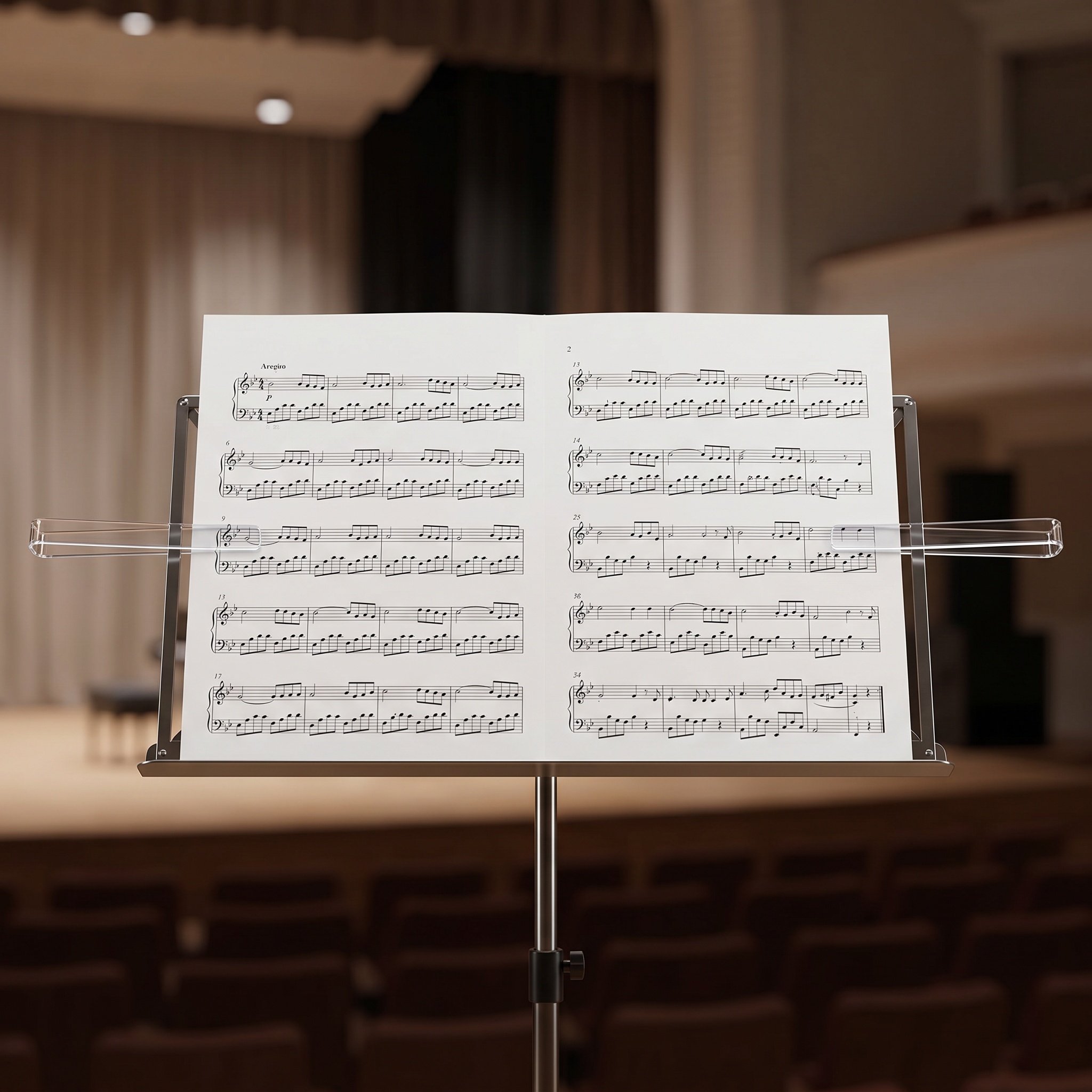6 Pairs Music Book Page Holder - Clear Acrylic Book Stand Holder recension och pris